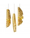 Alana Pendant 5M, 21 x G9, Brass/Copper & Cognac Glass