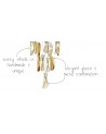 Alana Pendant 5M, 21 x G9, Brass/Copper & Cognac Glass