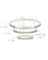 Layla Pendant, 1 x 50W/30W/20W LED, 4000K, 5470lm, Dimmable, Matt White, 3yrs Warranty