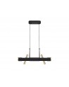 Mollie Pendant, 4 x 2W LED, 3000K, 1120lm, Sand  Black/Gold, 3yrs Warranty
