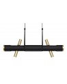 Mollie Pendant, 4 x 2W LED, 3000K, 1120lm, Sand  Black/Gold, 3yrs Warranty