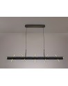 Mollie Pendant, 10 x 2W LED, 3000K, 2800lm, Sand Black/Gold, 3yrs Warranty
