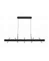 Mollie Pendant, 10 x 2W LED, 3000K, 2800lm, Sand Black/Gold, 3yrs Warranty