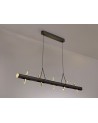 Mollie Pendant, 10 x 2W LED, 3000K, 2800lm, Sand Black/Gold, 3yrs Warranty