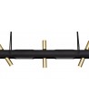 Mollie Pendant, 10 x 2W LED, 3000K, 2800lm, Sand Black/Gold, 3yrs Warranty