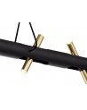 Mollie Pendant, 10 x 2W LED, 3000K, 2800lm, Sand Black/Gold, 3yrs Warranty