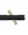 Mollie Pendant, 10 x 2W LED, 3000K, 2800lm, Sand Black/Gold, 3yrs Warranty