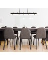 Mollie Pendant, 10 x 2W LED, 3000K, 2800lm, Sand Black/Gold, 3yrs Warranty
