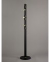 Mollie Floor Lamp, 6 x 2W LED, 3000K, 1680lm, Sand Black/Gold, 3yrs Warranty