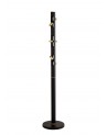 Mollie Floor Lamp, 6 x 2W LED, 3000K, 1680lm, Sand Black/Gold, 3yrs Warranty