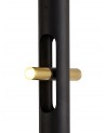 Mollie Floor Lamp, 6 x 2W LED, 3000K, 1680lm, Sand Black/Gold, 3yrs Warranty