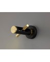Mollie Wall Light, 2 x 2W LED, 3000K, 560lm, Sand Black/Gold, 3yrs Warranty