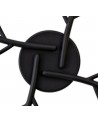 Aliyah 12 Light Semi-Flush, 12 x 3W LED, 3000K, 1980lm, Black/Antique Brass, 3yrs Warranty