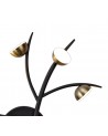 Aliyah 12 Light Semi-Flush, 12 x 3W LED, 3000K, 1980lm, Black/Antique Brass, 3yrs Warranty