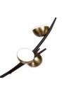 Aliyah 16 Light Linear Pendant, 16 x 3W LED, 3000K, 2640lm, Black/Antique Brass, 3yrs Warranty