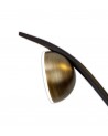 Aliyah 3 Light Wall Lamp, 3 x 3W LED, 3000K, 495lm, Black/Antique Brass, 3yrs Warranty