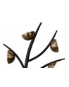 Aliyah 5 Light Wall Lamp, 5 x 3W LED, 3000K, 825lm, Black/Antique Brass, 3yrs Warranty