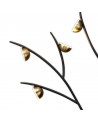 Aliyah 20 Light Wall Lamp, 20 x 3W LED, 3000K, 3300lm, Black/Antique Brass, 3yrs Warranty