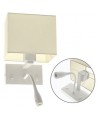 ABNA Bedroom Wall Lamp with Reading Arm