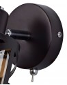 Polly 1 Light Spotlight E14, Oiled Bronze/Polished Chrome/Amber