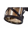 Polly 1 Light Spotlight E14, Oiled Bronze/Polished Chrome/Amber