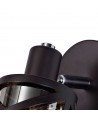 Polly 1 Light Spotlight E14, Oiled Bronze/Polished Chrome/Amber