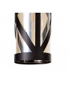 Polly 4 Light Bar Pendant E14, Oiled Bronze/Polished Chrome/Amber