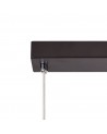 Polly 4 Light Bar Pendant E14, Oiled Bronze/Polished Chrome/Amber