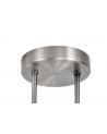 Rosalie Semi-Flush Ceiling Light, 4 x G9, Polished Chrome/Smoked Glass