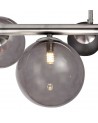 Rosalie Semi-Flush Ceiling Light, 4 x G9, Polished Chrome/Smoked Glass