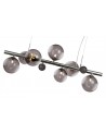 Rosalie Pendant, 7 x G9, Polished Chrome/Smoked Glass