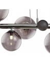 Rosalie Pendant, 7 x G9, Polished Chrome/Smoked Glass