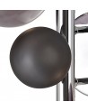 Rosalie Wall Lamp, 2 x G9, Polished Chrome/Smoked Glass