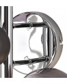 Rosalie Wall Lamp, 2 x G9, Polished Chrome/Smoked Glass