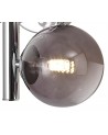 Rosalie Wall Lamp, 2 x G9, Polished Chrome/Smoked Glass