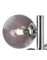 Rosalie Wall Lamp, 2 x G9, Polished Chrome/Smoked Glass