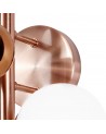 Rosalie Wall Lamp, 2 x G9, Antique Copper/Opal & Copper Glass