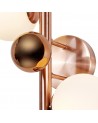 Rosalie Wall Lamp, 2 x G9, Antique Copper/Opal & Copper Glass