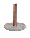 Rosalie Floor Lamp, 8 x G9, Antique Copper/Opal & Copper Glass