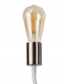 OWEN Flexible Wall Lamp, 1 Light E27 Satin White/Satin Nickel