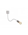 OWEN Flexible Ceiling 1 Light E27 Satin White/Satin Nickel