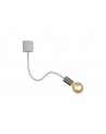OWEN Flexible Ceiling 1 Light E27 Satin White/Satin Nickel
