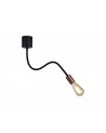 OWEN Flexible Ceiling 1 Light E27, Satin Black/Brushed Copper