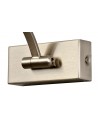 Violet Small 1 Arm Wall Lamp/Picture Light, 6W LED, 3000K, 360lm, Satin Nickel, 3yrs Warranty