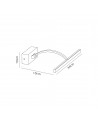 Violet Small 1 Arm Wall Lamp/Picture Light, 6W LED, 3000K, 360lm, Bronze, 3yrs Warranty
