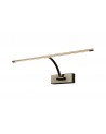 Violet Large 1 Arm Wall Lamp/Picture Light, 10W LED, 3000K, 890lm, Bronze, 3yrs Warranty