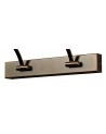 Violet Small 2 Arm Wall Lamp/Picture Light, 14W LED, 3000K, 1000lm, Bronze, 3yrs Warranty