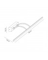 Violet Large 2 Arm Wall Lamp/Picture Light, 16W LED, 3000K, 1100lm, Bronze, 3yrs Warranty