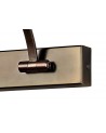 Violet Large 2 Arm Wall Lamp/Picture Light, 16W LED, 3000K, 1100lm, Bronze, 3yrs Warranty
