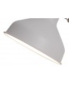 Morgan Adjustable Table Lamp, 1 x E27, Sand White/Satin Nickel/White